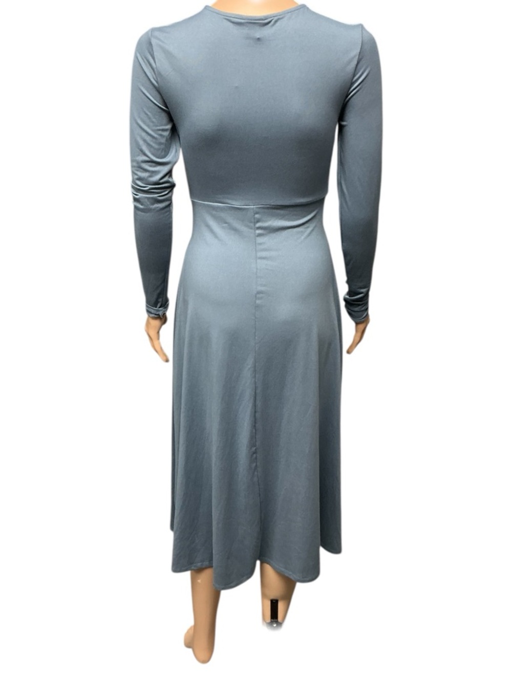 a new day - NWT - Periwinkle Blue Long Sleeve Twist-Waist Midi Dress - Picture 6 of 6